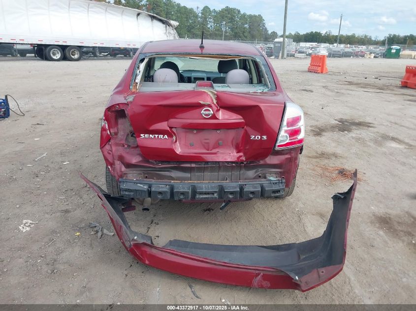 2007 Nissan Sentra 2.0S VIN: 3N1AB61E87L725308 Lot: 43372917