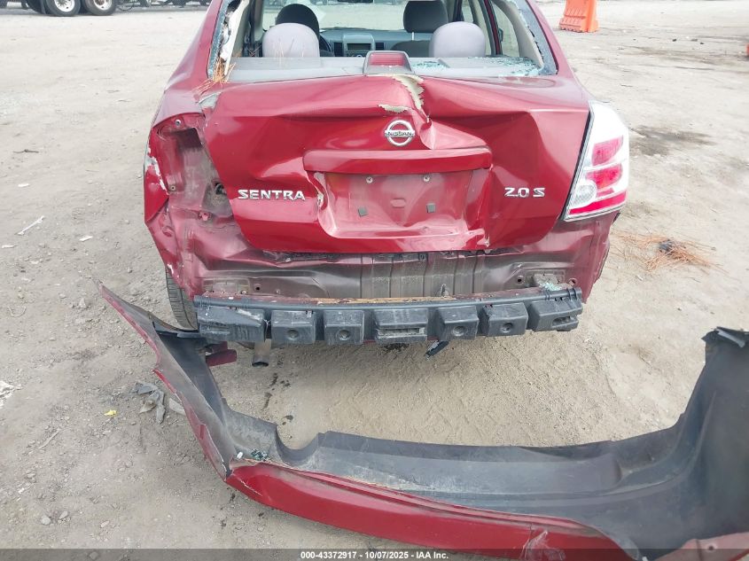 2007 Nissan Sentra 2.0S VIN: 3N1AB61E87L725308 Lot: 43372917