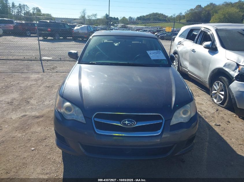 2009 Subaru Legacy 2.5I VIN: 4S3BL616197234951 Lot: 43372927