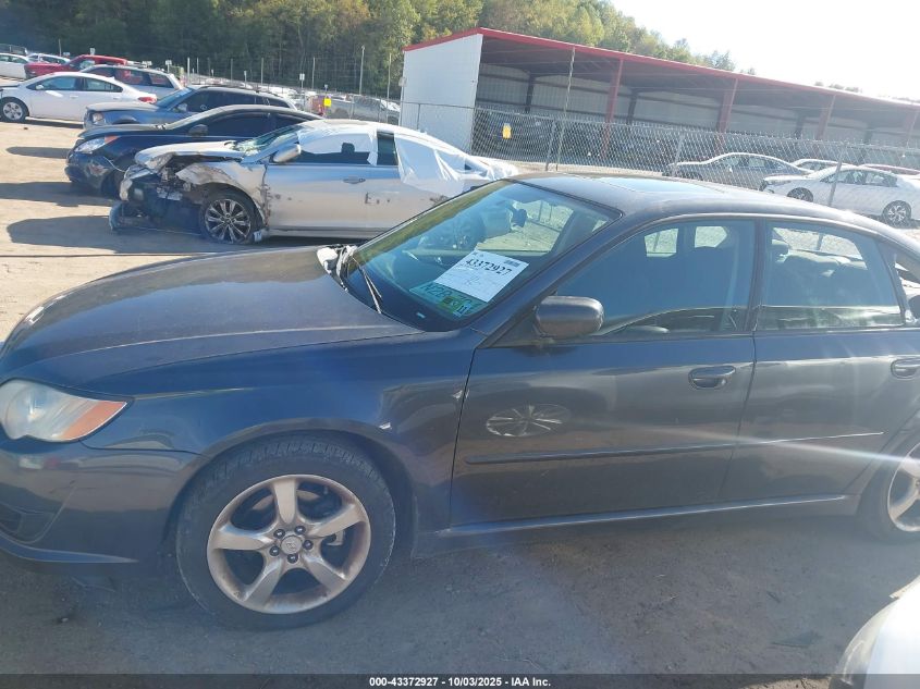 2009 Subaru Legacy 2.5I VIN: 4S3BL616197234951 Lot: 43372927