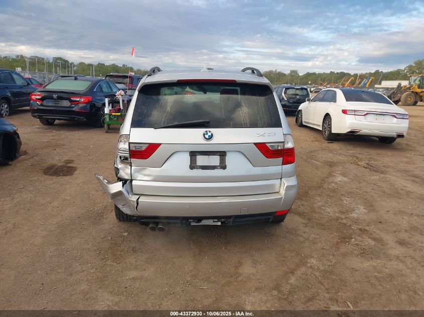 2007 BMW X3 3.0Si VIN: WBXPC93497WF05508 Lot: 43372930