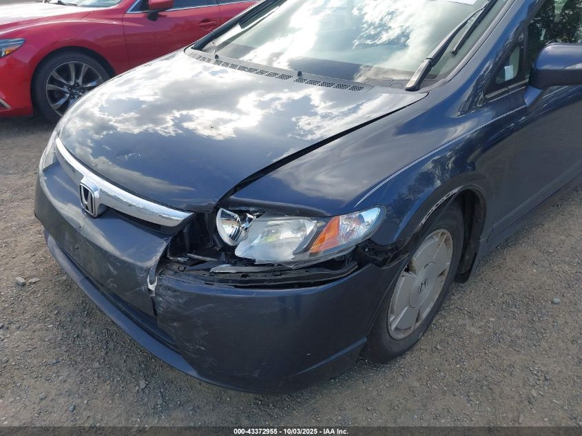 2008 Honda Civic Hybrid VIN: JHMFA36298S010610 Lot: 43372955