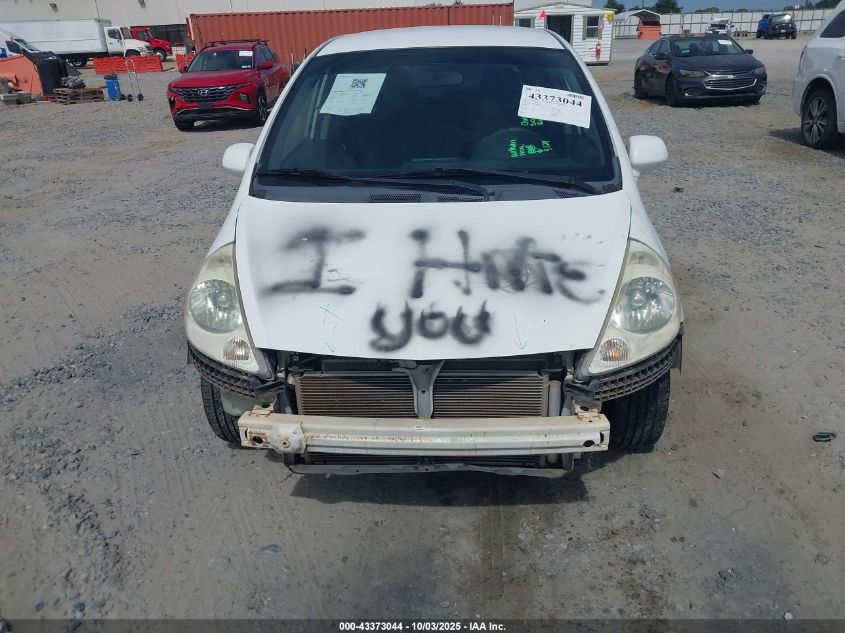 2007 Honda Fit Sport VIN: JHMGD38677S022796 Lot: 43373044