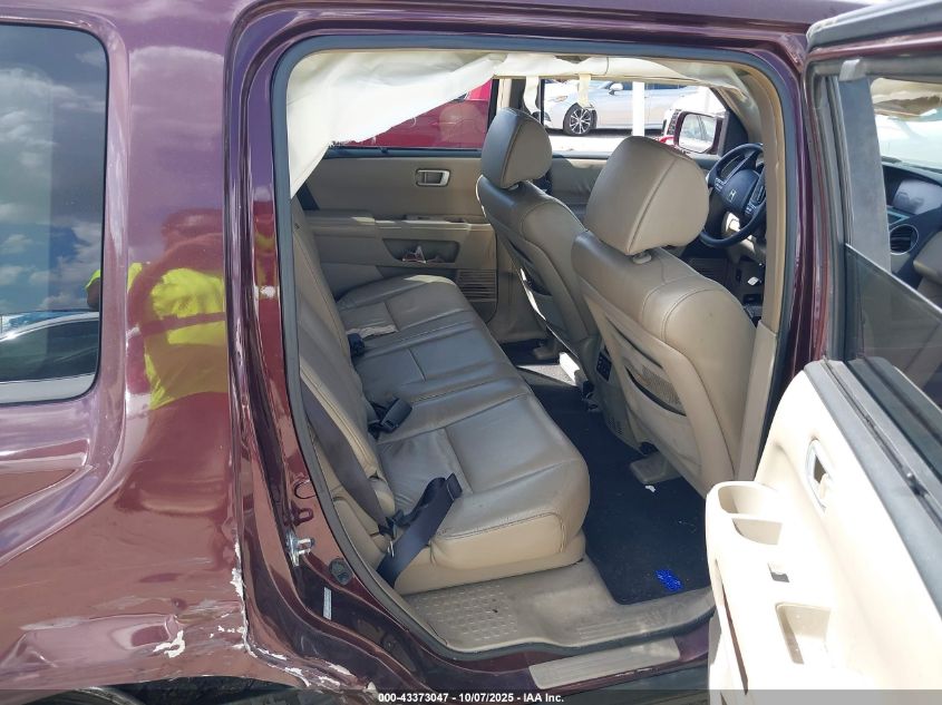 2009 Honda Pilot Touring VIN: 5FNYF38919B021668 Lot: 43373047