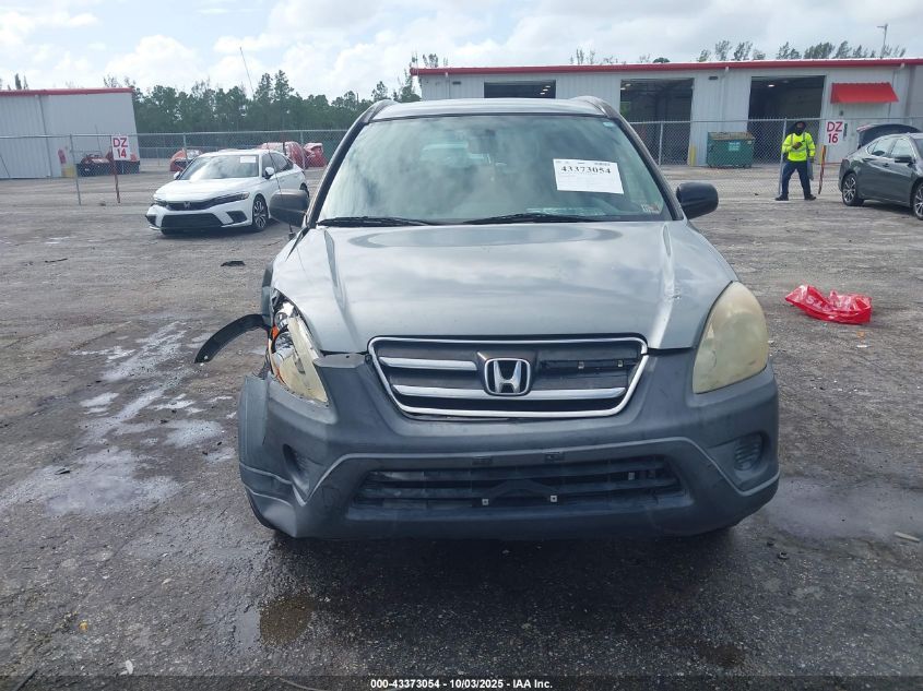 2006 Honda Cr-V Lx VIN: SHSRD68506U409164 Lot: 43373054