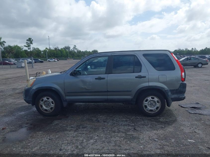 2006 Honda Cr-V Lx VIN: SHSRD68506U409164 Lot: 43373054