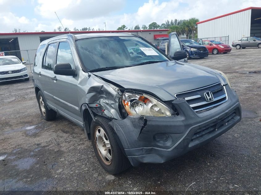 2006 Honda Cr-V Lx VIN: SHSRD68506U409164 Lot: 43373054