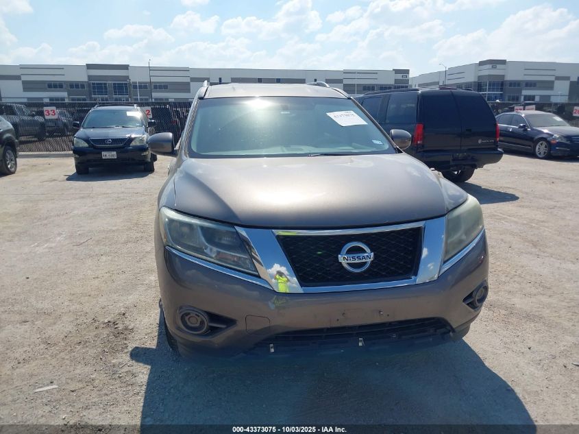 2014 Nissan Pathfinder Sv VIN: 5N1AR2MN2EC618515 Lot: 43373075