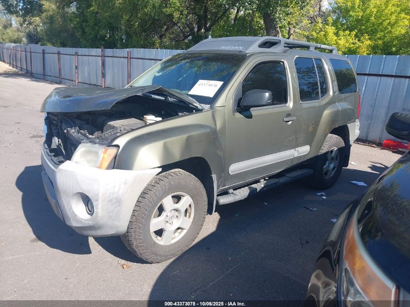 2005 Nissan Xterra S VIN: 5N1AN08WX5C625795 Lot: 43373078