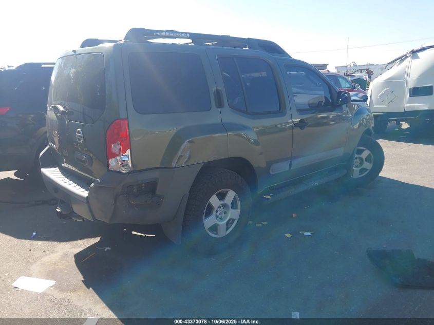 2005 Nissan Xterra S VIN: 5N1AN08WX5C625795 Lot: 43373078