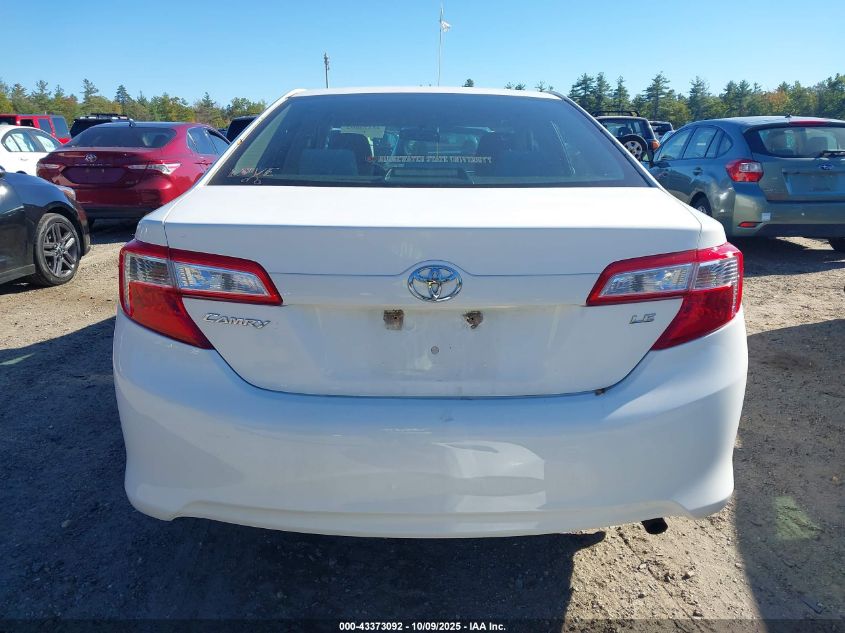 2013 Toyota Camry Le VIN: 4T4BF1FK1DR291176 Lot: 43373092
