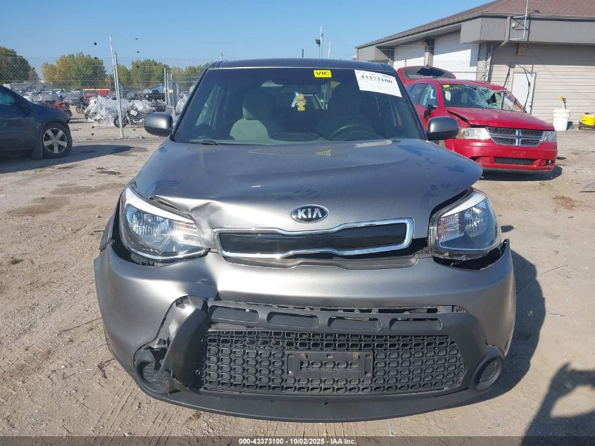 2015 Kia Soul + VIN: KNDJP3A50F7182617 Lot: 43373100