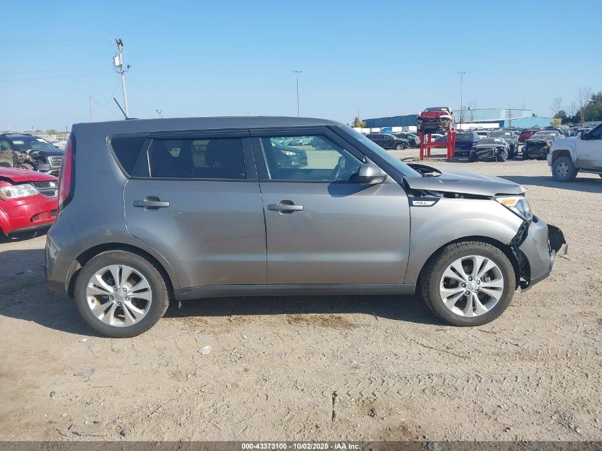 2015 Kia Soul + VIN: KNDJP3A50F7182617 Lot: 43373100