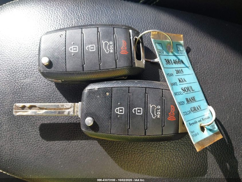 2015 Kia Soul + VIN: KNDJP3A50F7182617 Lot: 43373100