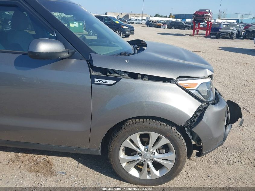 2015 Kia Soul + VIN: KNDJP3A50F7182617 Lot: 43373100