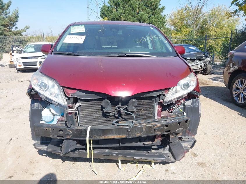 2018 Toyota Sienna Le 7 Passenger VIN: 5TDJZ3DC9JS202902 Lot: 43373131