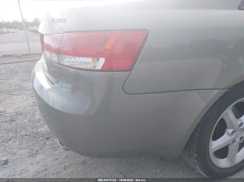 2007 Hyundai Sonata Limited/Se V6 VIN: 5NPEU46F37H212305 Lot: 43373132