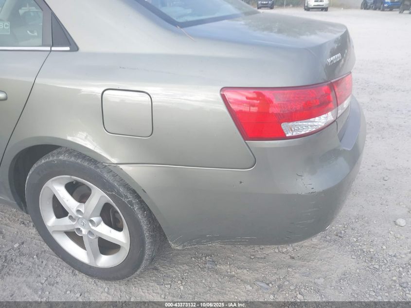 2007 Hyundai Sonata Limited/Se V6 VIN: 5NPEU46F37H212305 Lot: 43373132