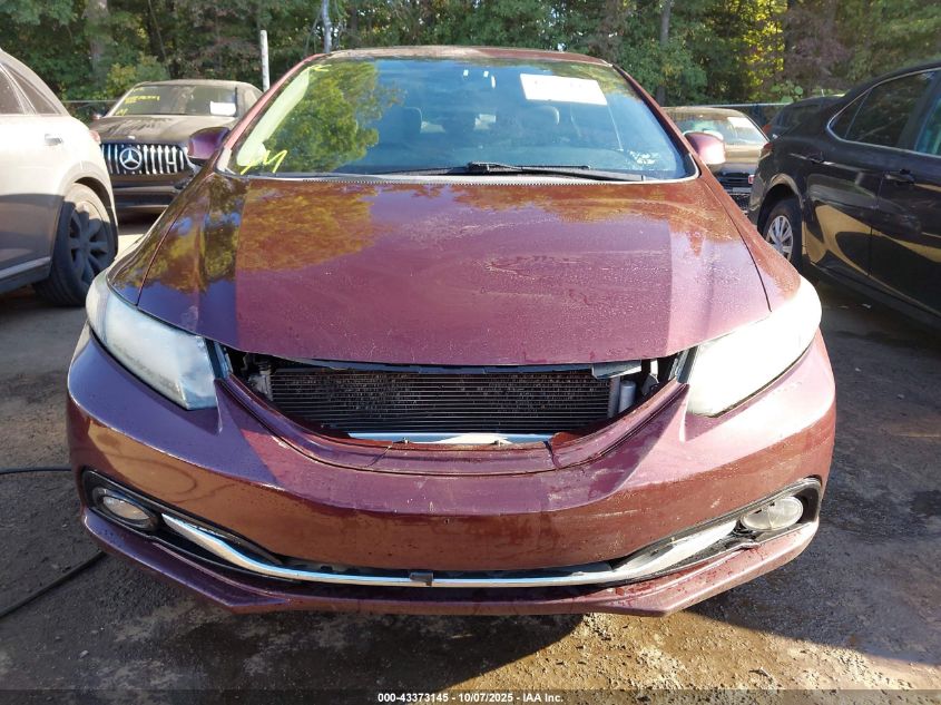 2013 Honda Civic Ex-L VIN: 19XFB2F96DE077331 Lot: 43373145