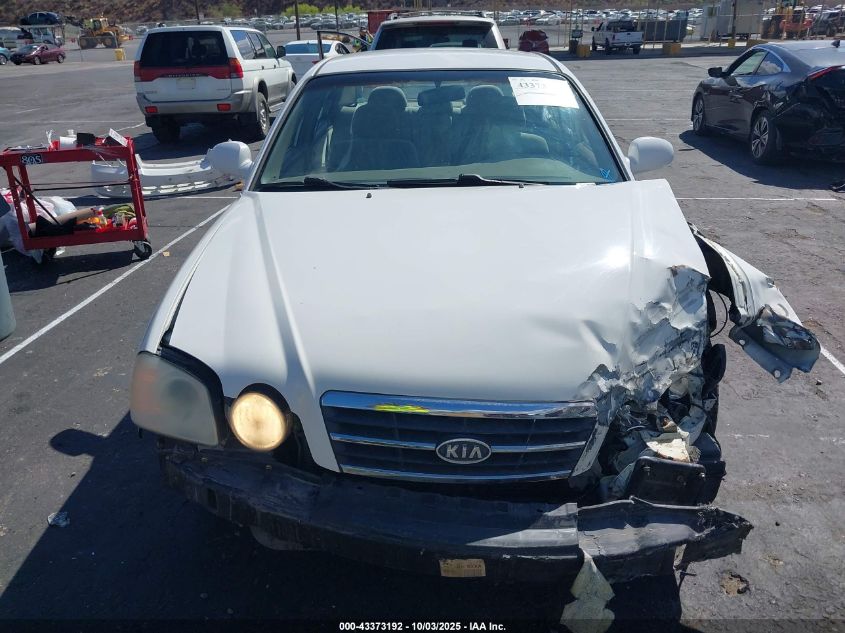 2005 Kia Optima VIN: KNAGD126055379468 Lot: 43373192