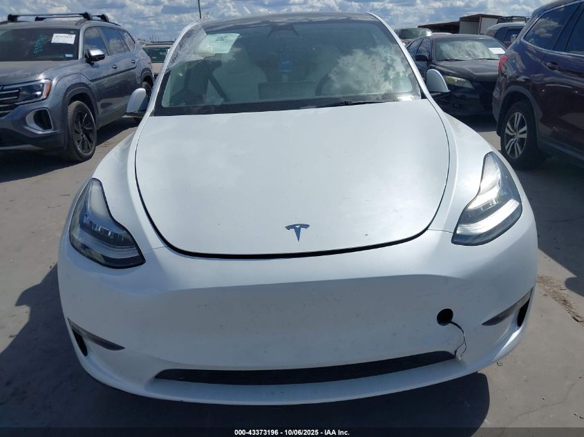 2023 Tesla Model Y Awd/Long Range Dual Motor All-Wheel Drive VIN: 7SAYGDEE8PA095350 Lot: 43373196