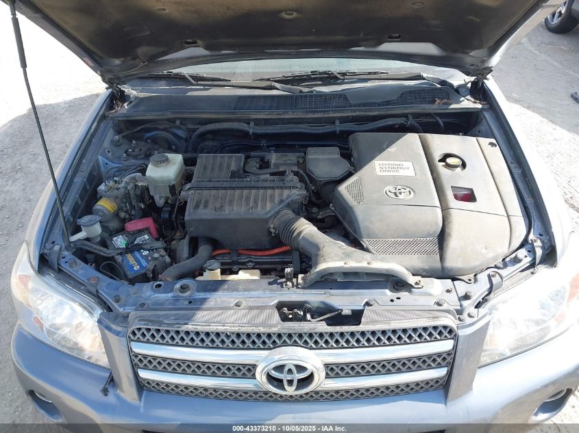 2006 Toyota Highlander Hybrid V6 VIN: JTEDW21A960006922 Lot: 43373210