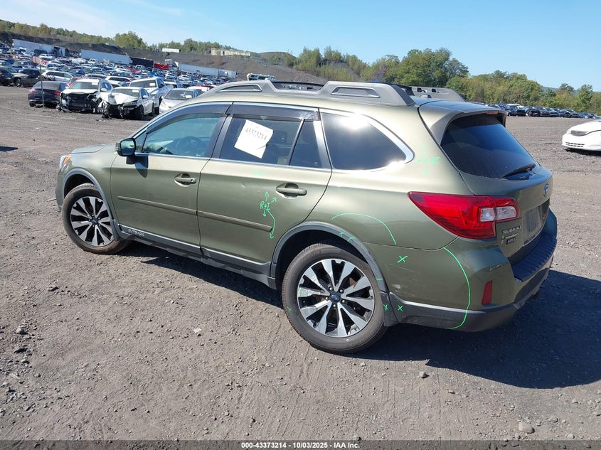 2015 SUBARU OUTBACK 2.5I LIMITED - 4S4BSANC1F3296693