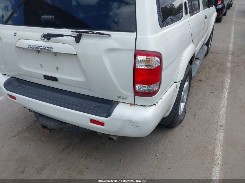 2004 Nissan Pathfinder Se VIN: JN8DR09X34W808695 Lot: 43373258