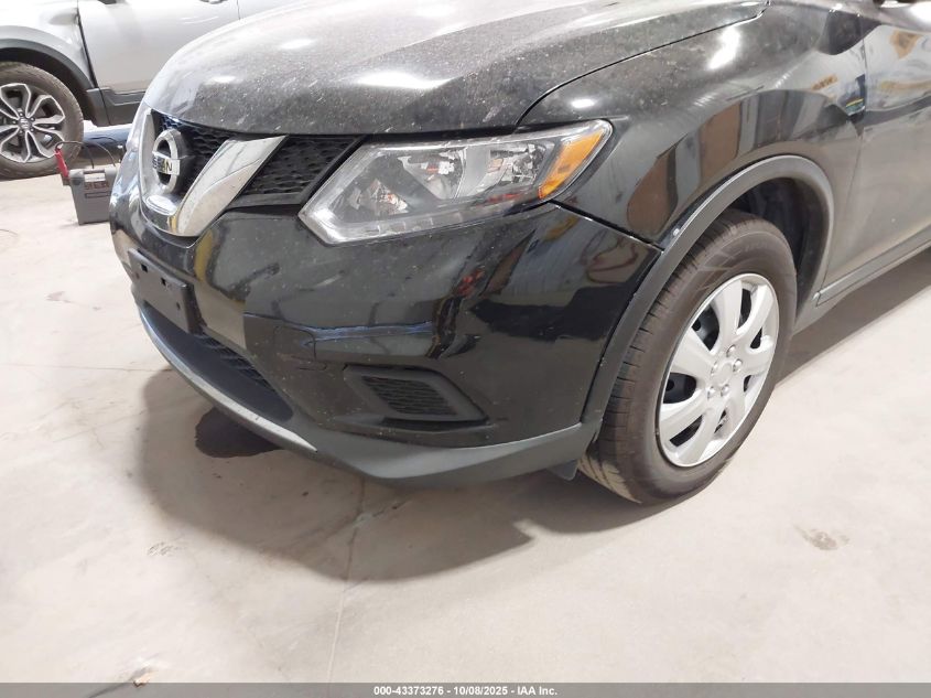 2016 Nissan Rogue S VIN: KNMAT2MV2GP659910 Lot: 43373276