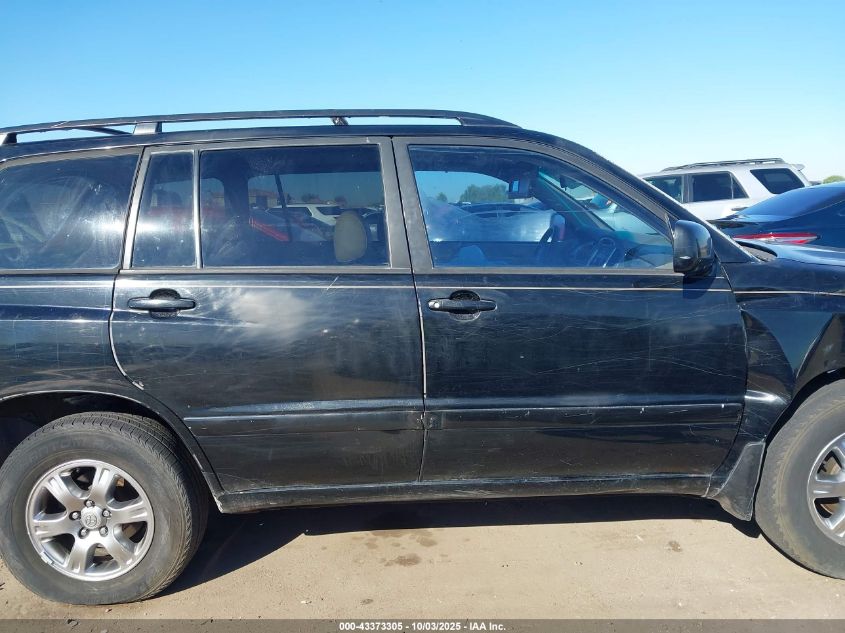 2004 Toyota Highlander V6 VIN: JTEEP21A140014267 Lot: 43373305