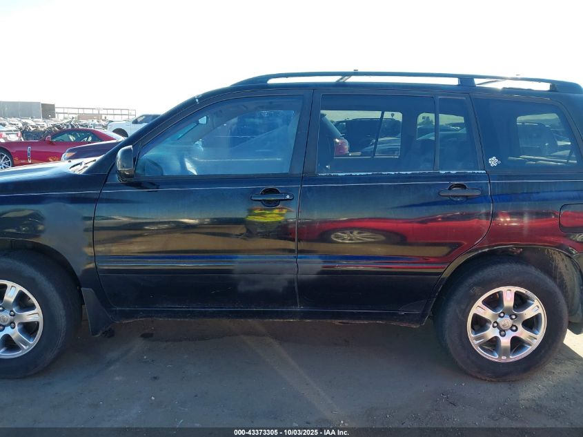 2004 Toyota Highlander V6 VIN: JTEEP21A140014267 Lot: 43373305