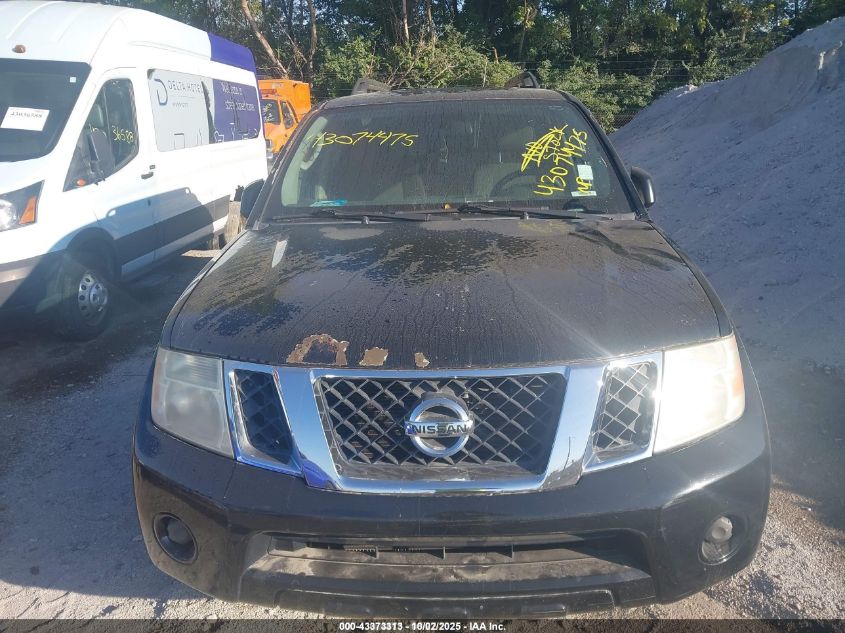 2010 Nissan Pathfinder S VIN: 5N1AR1NB0AC618313 Lot: 43373313