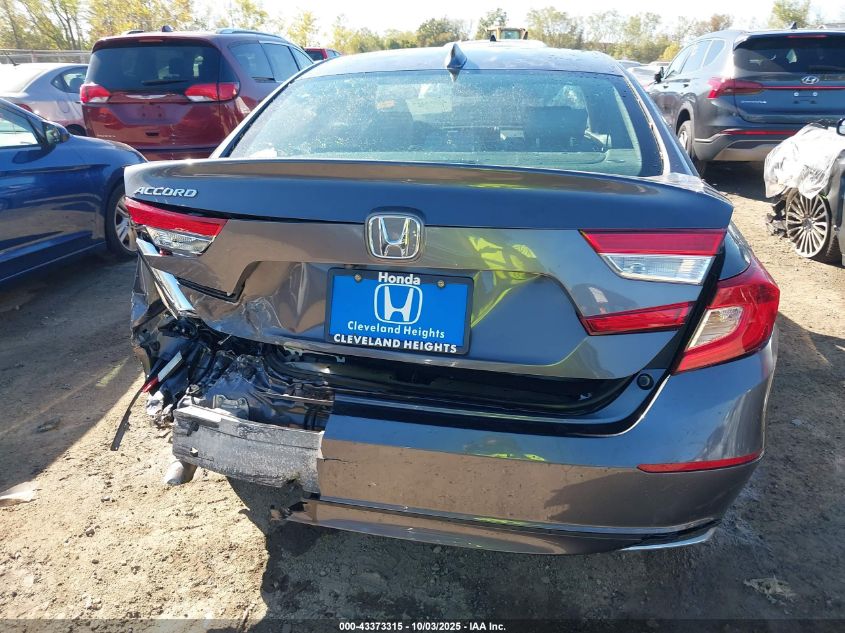 2018 Honda Accord Ex-L VIN: 1HGCV1F56JA142700 Lot: 43373315