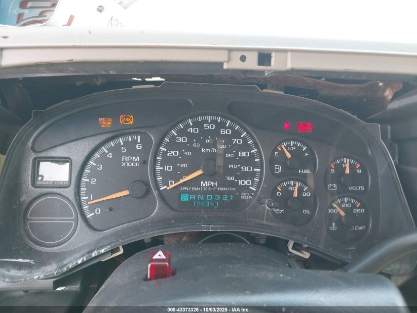 2001 Chevrolet Tahoe Lt VIN: 1GNEK13T71J259311 Lot: 43373326