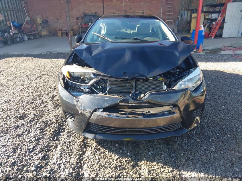 2016 Toyota Corolla Le VIN: 2T1BURHEXGC707222 Lot: 43373368