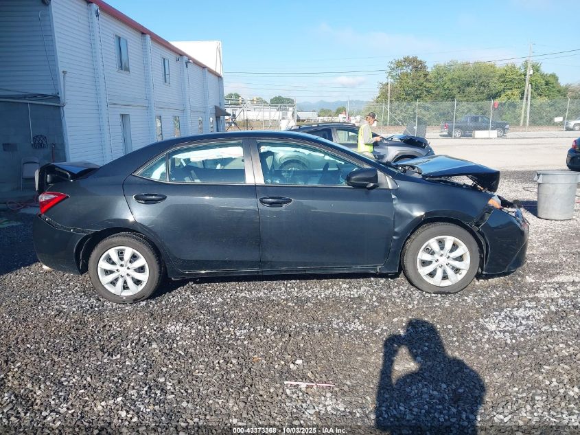 2016 Toyota Corolla Le VIN: 2T1BURHEXGC707222 Lot: 43373368