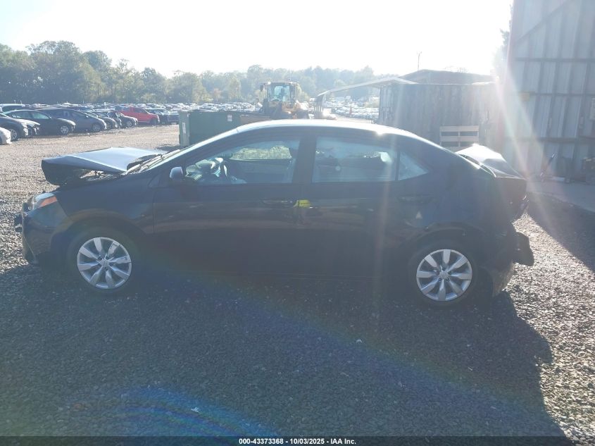 2016 Toyota Corolla Le VIN: 2T1BURHEXGC707222 Lot: 43373368