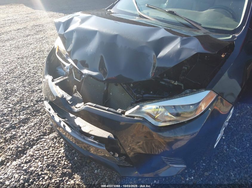 2016 Toyota Corolla Le VIN: 2T1BURHEXGC707222 Lot: 43373368