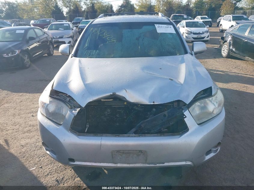 2008 Toyota Highlander Limited VIN: JTEES42A982027237 Lot: 43373424