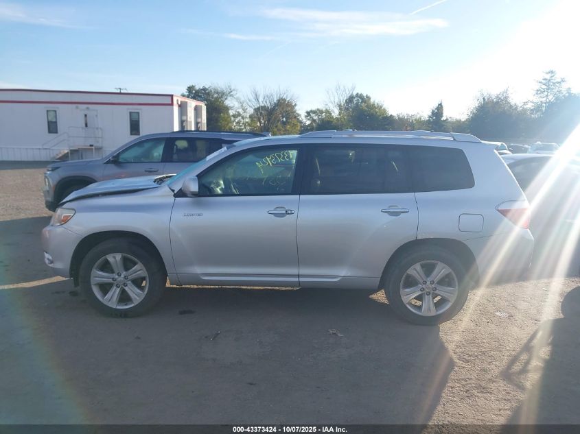 2008 Toyota Highlander Limited VIN: JTEES42A982027237 Lot: 43373424