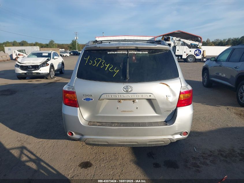 2008 Toyota Highlander Limited VIN: JTEES42A982027237 Lot: 43373424