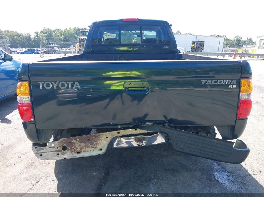 2004 Toyota Tacoma VIN: 5TEVL52N04Z384841 Lot: 43373427