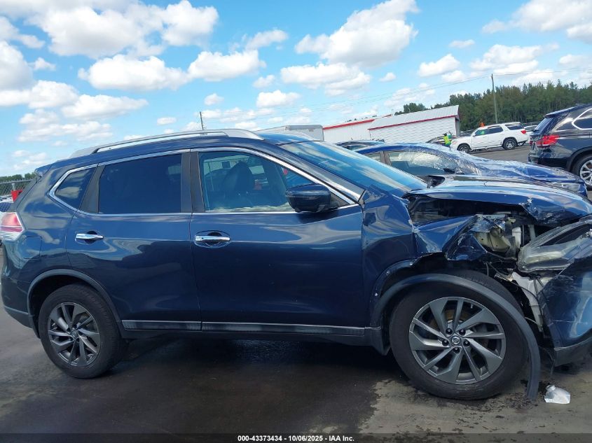 2016 Nissan Rogue Sl VIN: 5N1AT2MVXGC770319 Lot: 43373434
