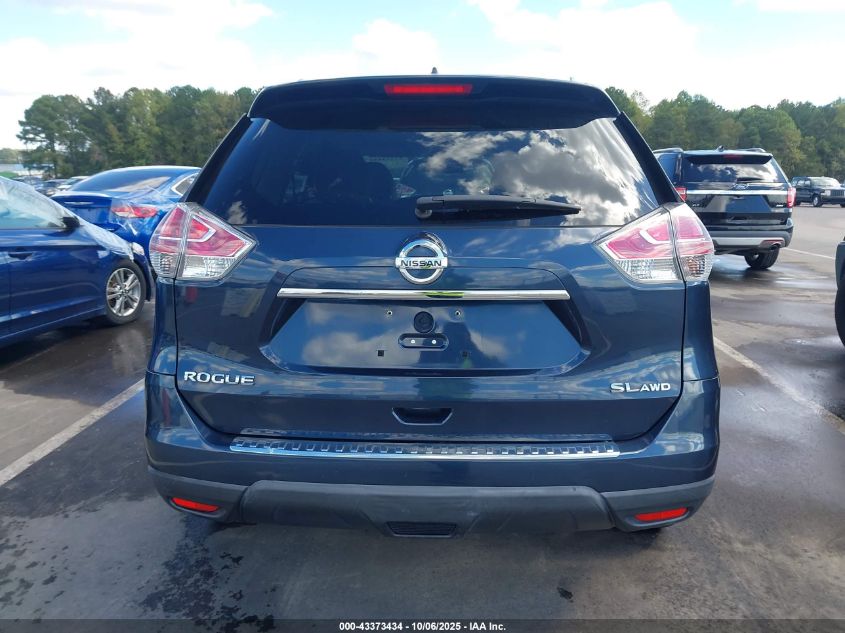 2016 Nissan Rogue Sl VIN: 5N1AT2MVXGC770319 Lot: 43373434