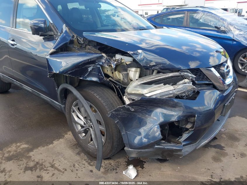 2016 Nissan Rogue Sl VIN: 5N1AT2MVXGC770319 Lot: 43373434
