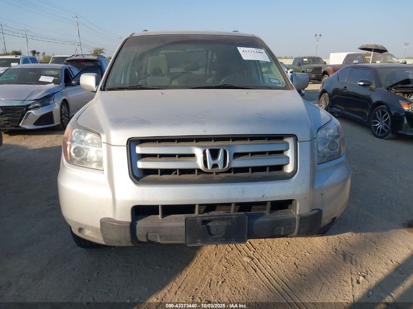2008 Honda Pilot Se VIN: 5FNYF18398B008827 Lot: 43373440