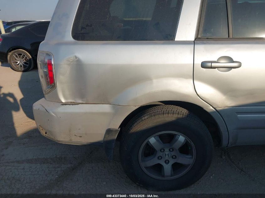 2008 Honda Pilot Se VIN: 5FNYF18398B008827 Lot: 43373440