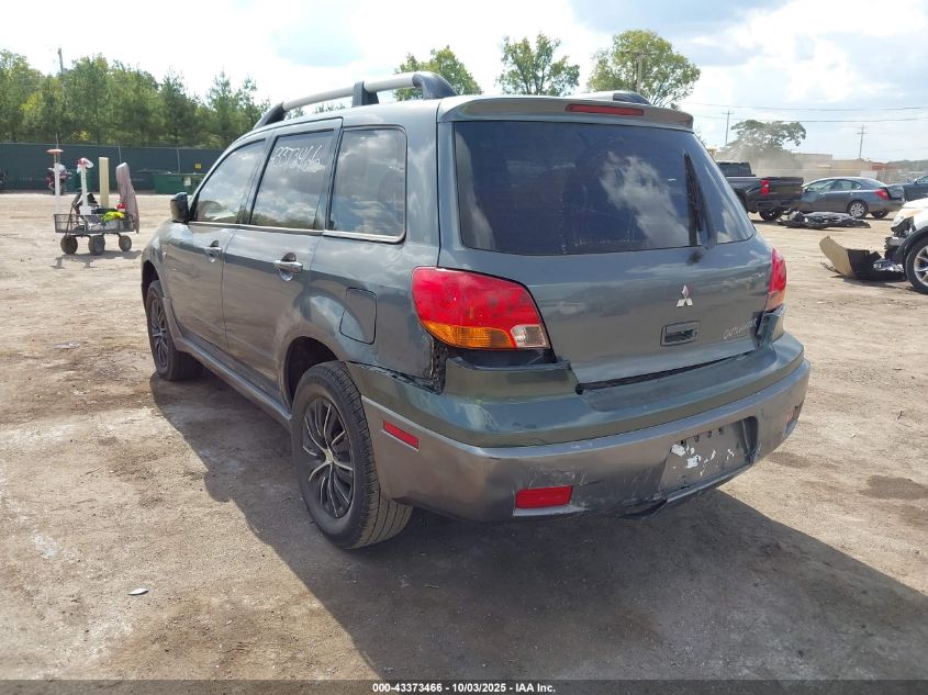 2004 Mitsubishi Outlander Ls VIN: JA4LX31F14U032316 Lot: 43373466