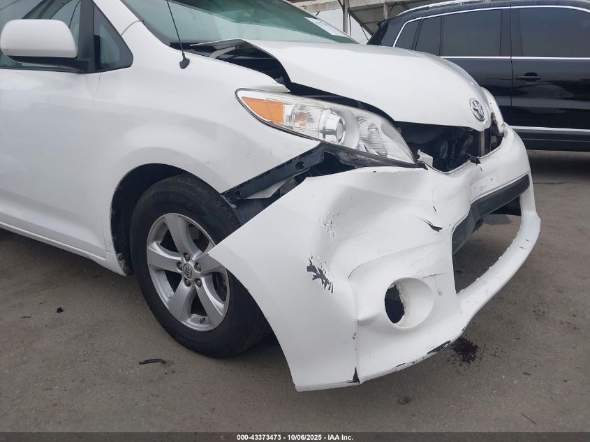 2012 Toyota Sienna Le V6 8 Passenger VIN: 5TDKK3DC2CS218290 Lot: 43373473