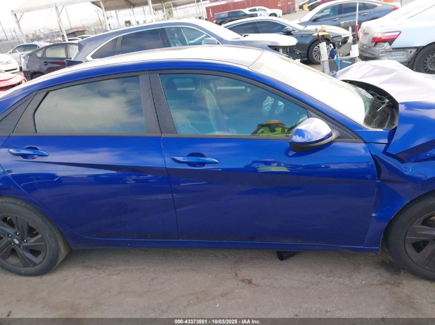 2022 Hyundai Elantra Sel VIN: 5NPLM4AG4NH056019 Lot: 43373501